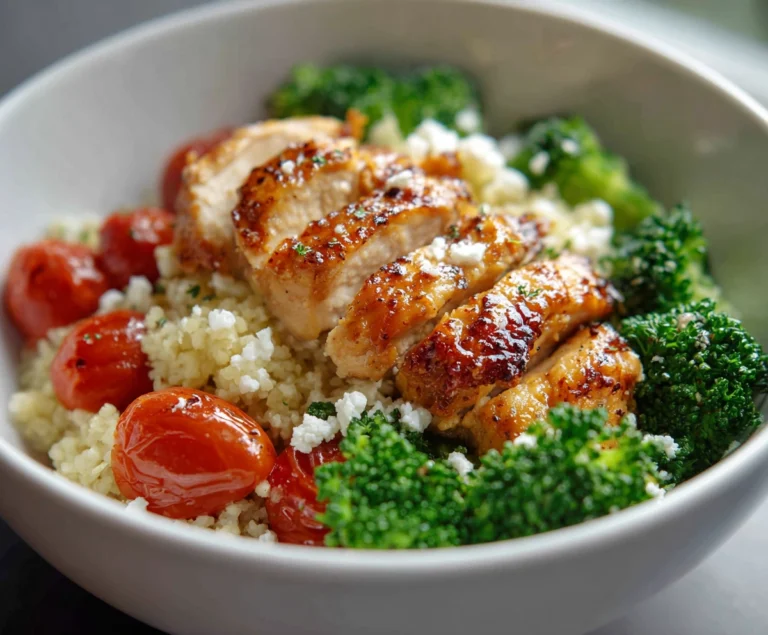 Keto Chicken Rice Bowl Recipe