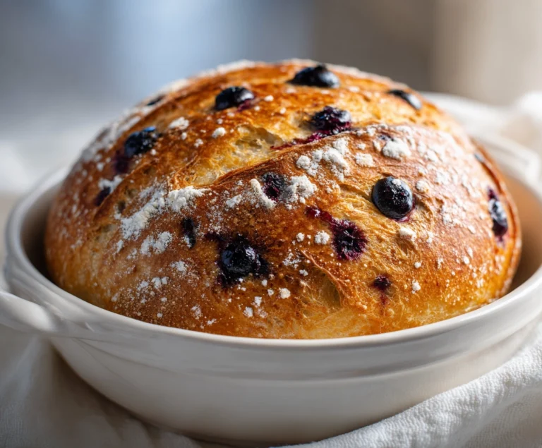lemon blueberry sourdough bread recipe