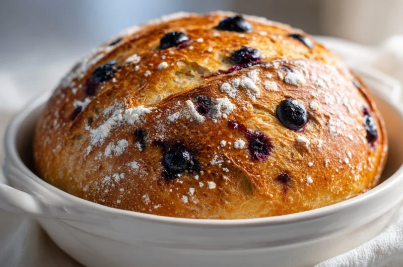 Lemon Blueberry Sourdough Bread Made Easy