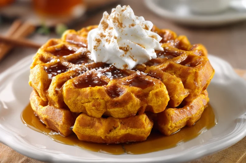 Cozy Homemade Pumpkin Spice Waffles Ready in Minutes