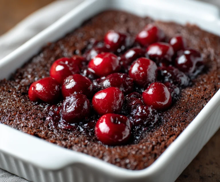 Chocolate Cherry Dump Cake