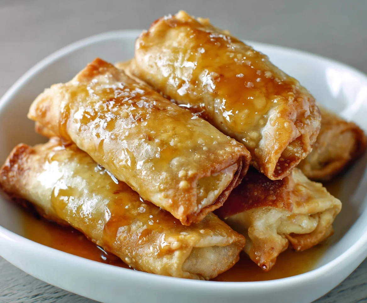 apple pie egg rolls