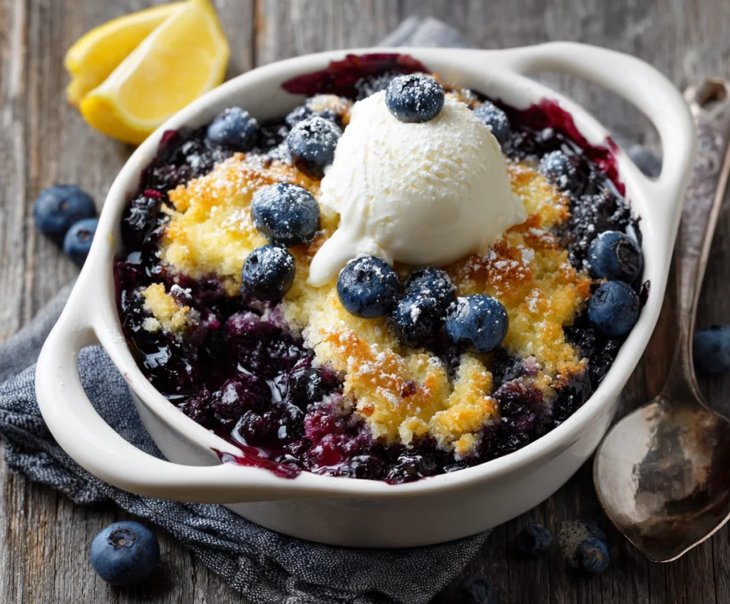 blueberry dump cake