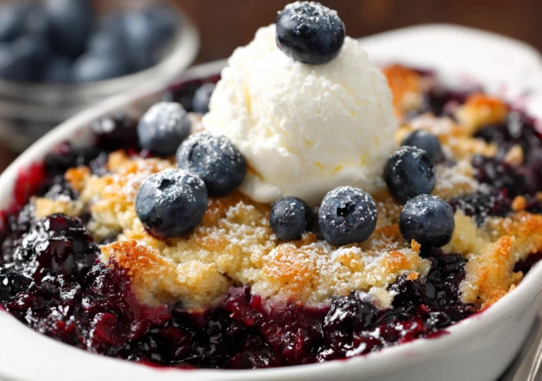blueberry dump cake