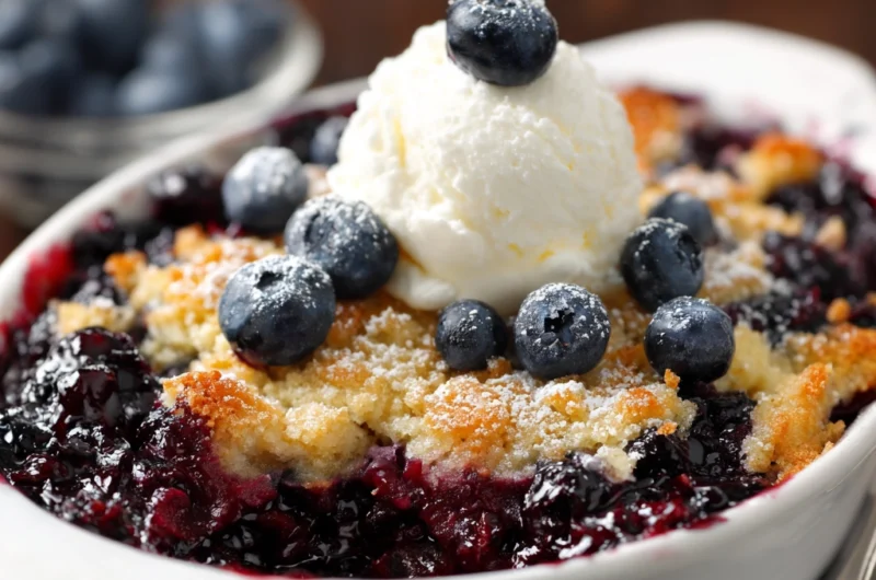 Easy Blueberry Dump Cake Recipe Ready in Minutes