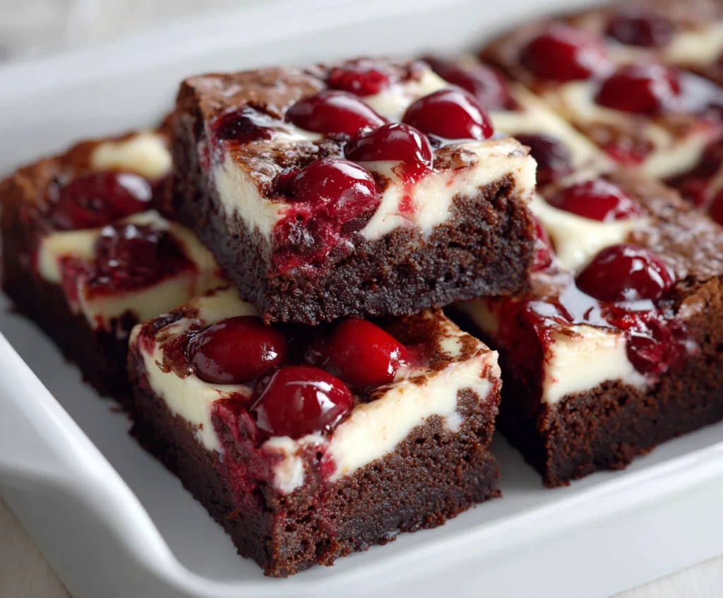 cherry cheesecake brownies easy 