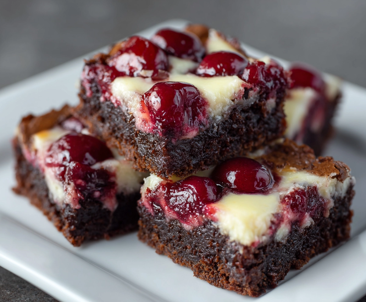cherry cheesecake brownies easy