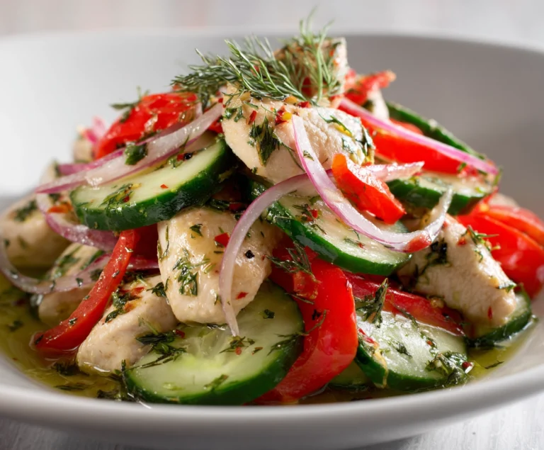 chicken cucumber salad