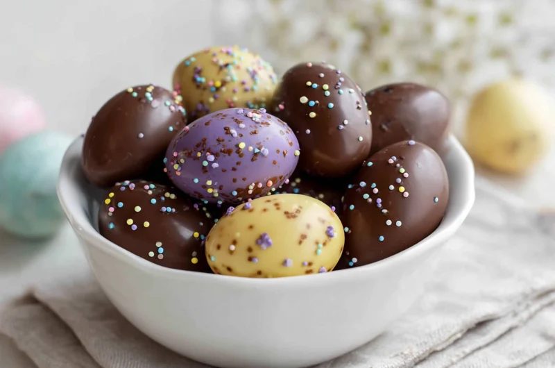 Easy Cute and Delicious Chocolate Easter Eggs
