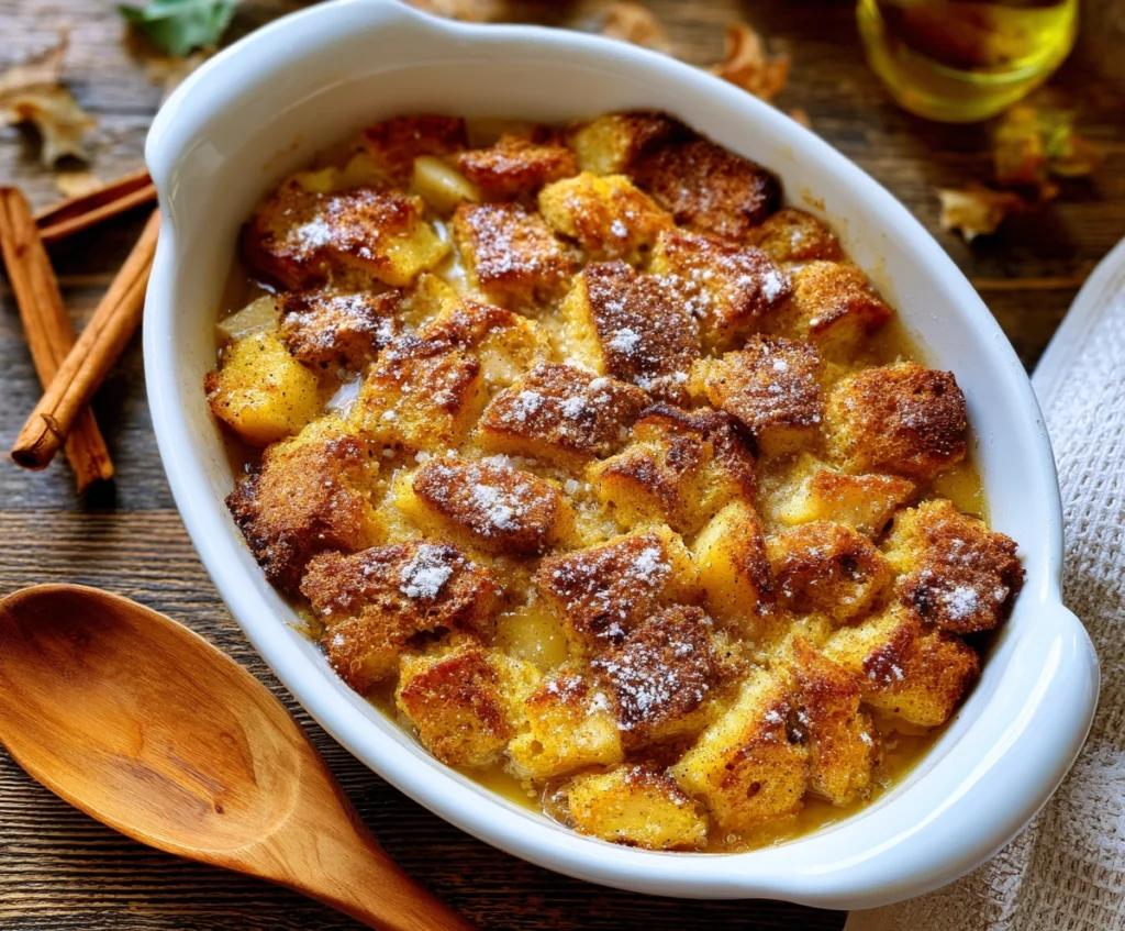 cinnamon apple french toast casserole