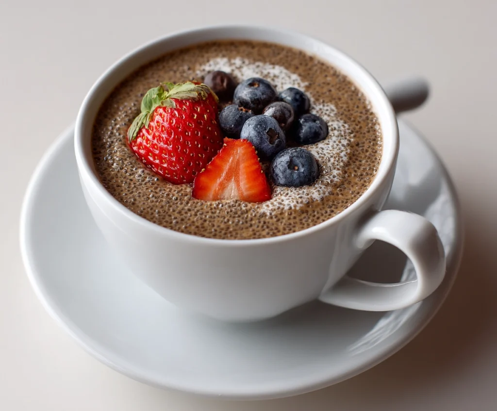 coffee chia seed pudding