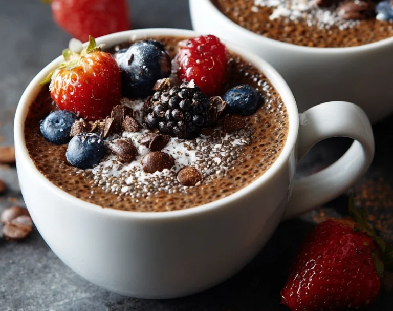 coffee chia seed pudding