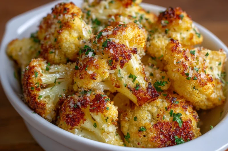 The Best Parmesan Roasted Cauliflower Recipe