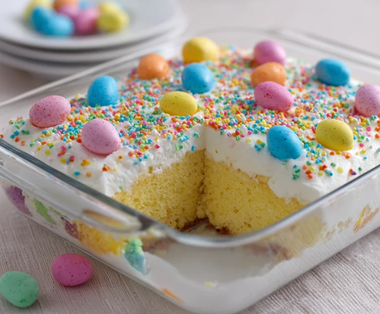 easter poke cake