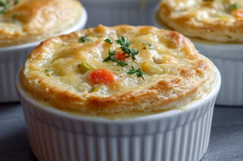 Quick & Delicious easy Mini Chicken Pot Pies