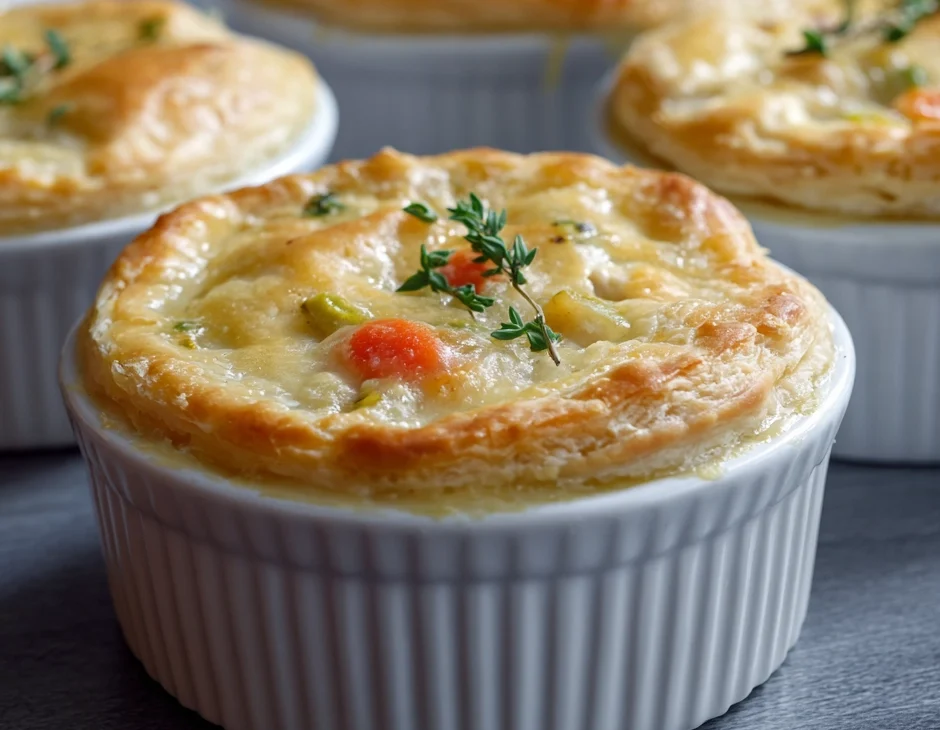 easy mini chicken pot pies