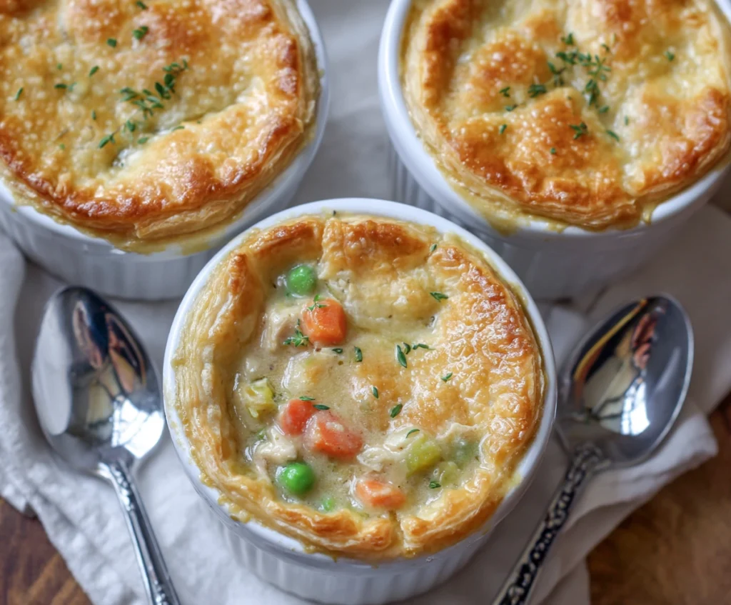easy mini chicken pot pies