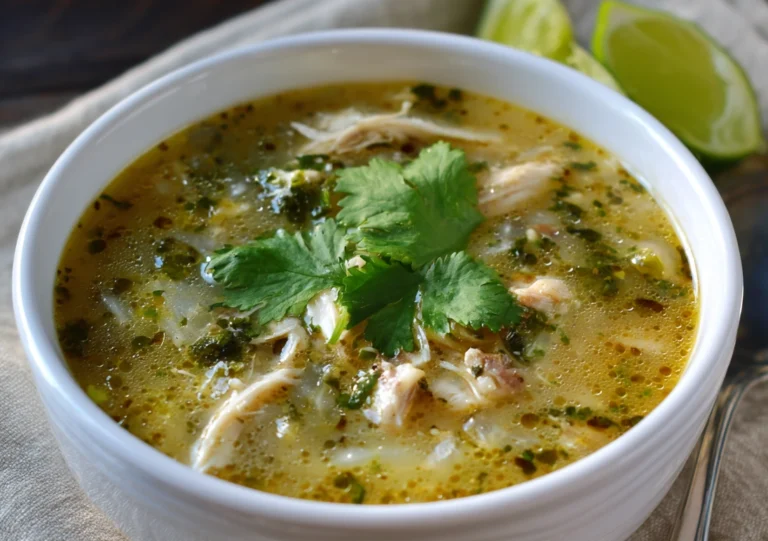 green enchilada chicken soup