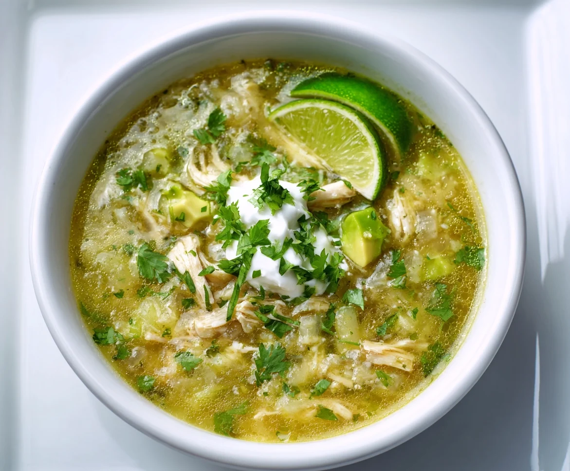 green enchilada chicken soup