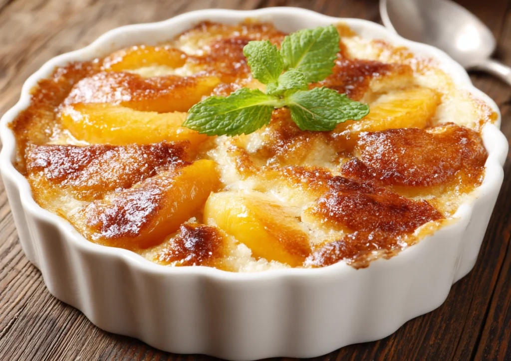 ingredient peach cobbler