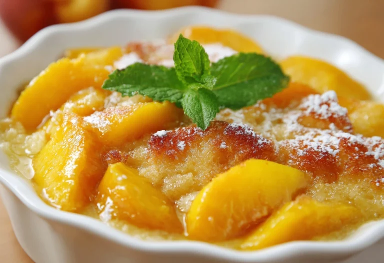 ingredient peach cobbler