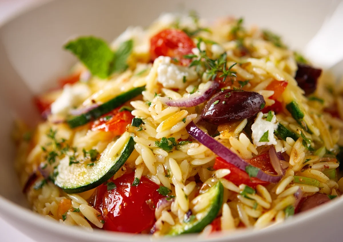 mediterranean orzo salad