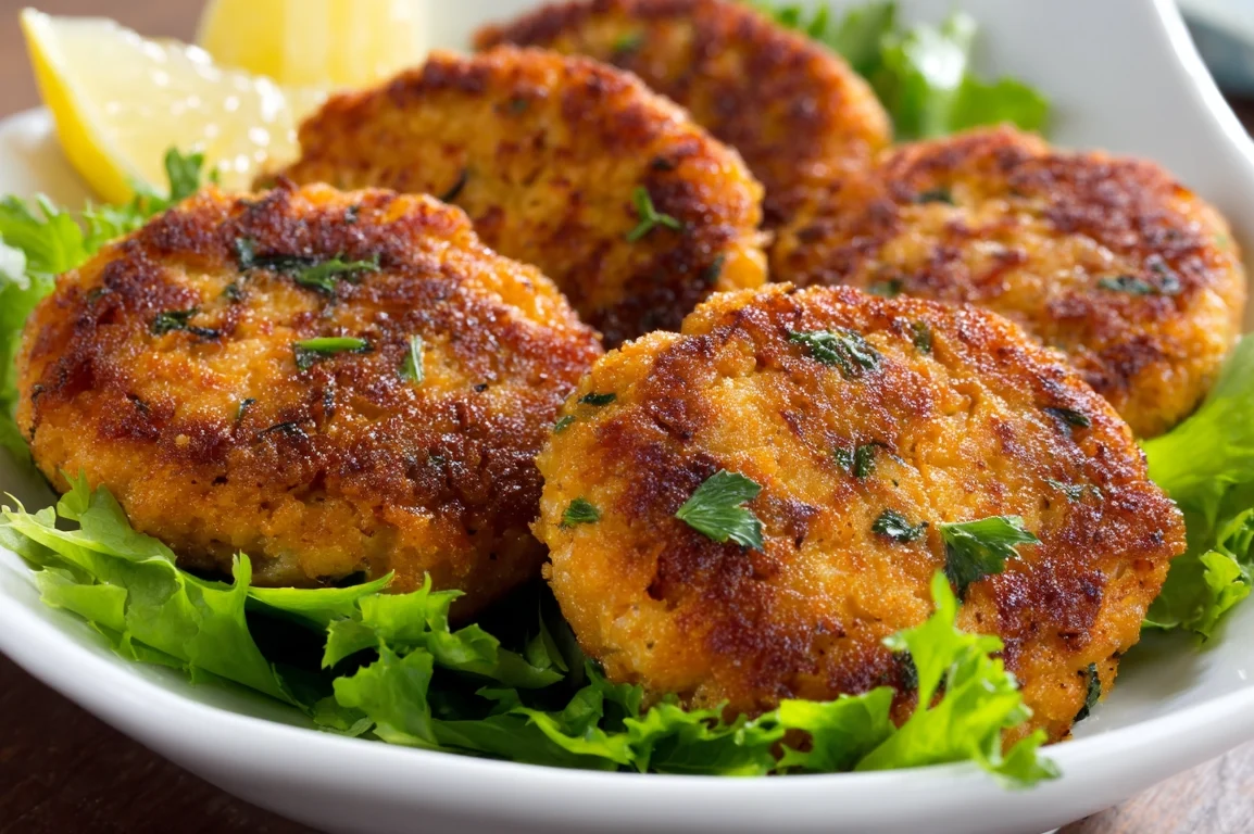old fashioned salmon patties