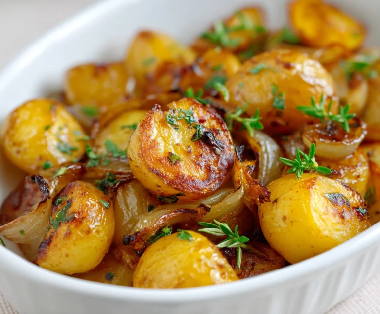 pan fried potatoes and onions