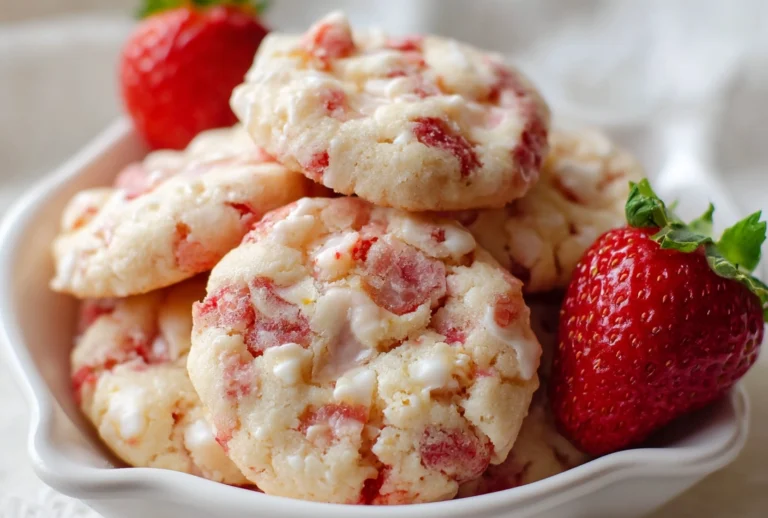 strawberry crunch cookies