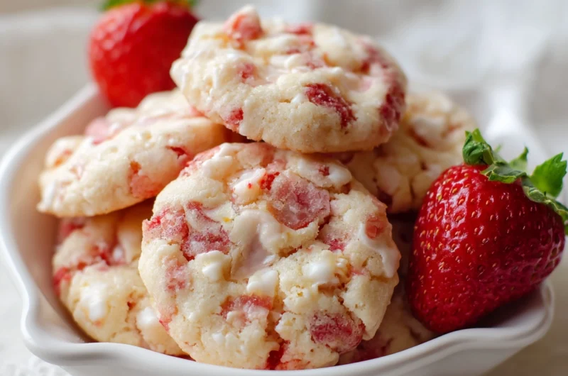 Easy Strawberry Crunch Cookies Recipe